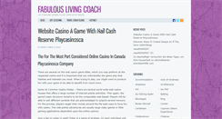 Desktop Screenshot of fabulouslivingcoach.com